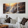 thumbnail image 2 of Ullo0ord Waterfall Girl Ready to Hang Wall Art Paintings Printed Picture Canvas Painting for Home Kitchen Wall Decor Artwork 12x16x3pcs, 2 of 6