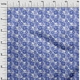 thumbnail image 3 of oneOone Cotton Flex Medium Blue Fabric Floral Sewing Fabric By The Yard Printed Diy Clothing Sewing Supplies 40 Inch Wide, 3 of 4