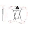 thumbnail image 2 of Skippy 5Pc Snack Table Set in Espresso Finish - 92532, 2 of 5
