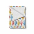 thumbnail image 2 of Food Soft Flannel Fleece Throw Blanket, Ice Cream Cones Fifties Time Colored Drawings with Abstract Retro Like Design Image, Cozy Plush for Indoor and Outdoor Use, 60" x 80", Multicolor, by Ambesonne, 2 of 6