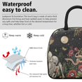 thumbnail image 3 of Lunch Bag Lunch Box for Women Reusable Insulated Lunch Cooler Bags,Large Capacity for Work Travel Picnic,Water-Resistant Halloween Lunch Tote Bag Gifts for Woman Mom Black, 3 of 6