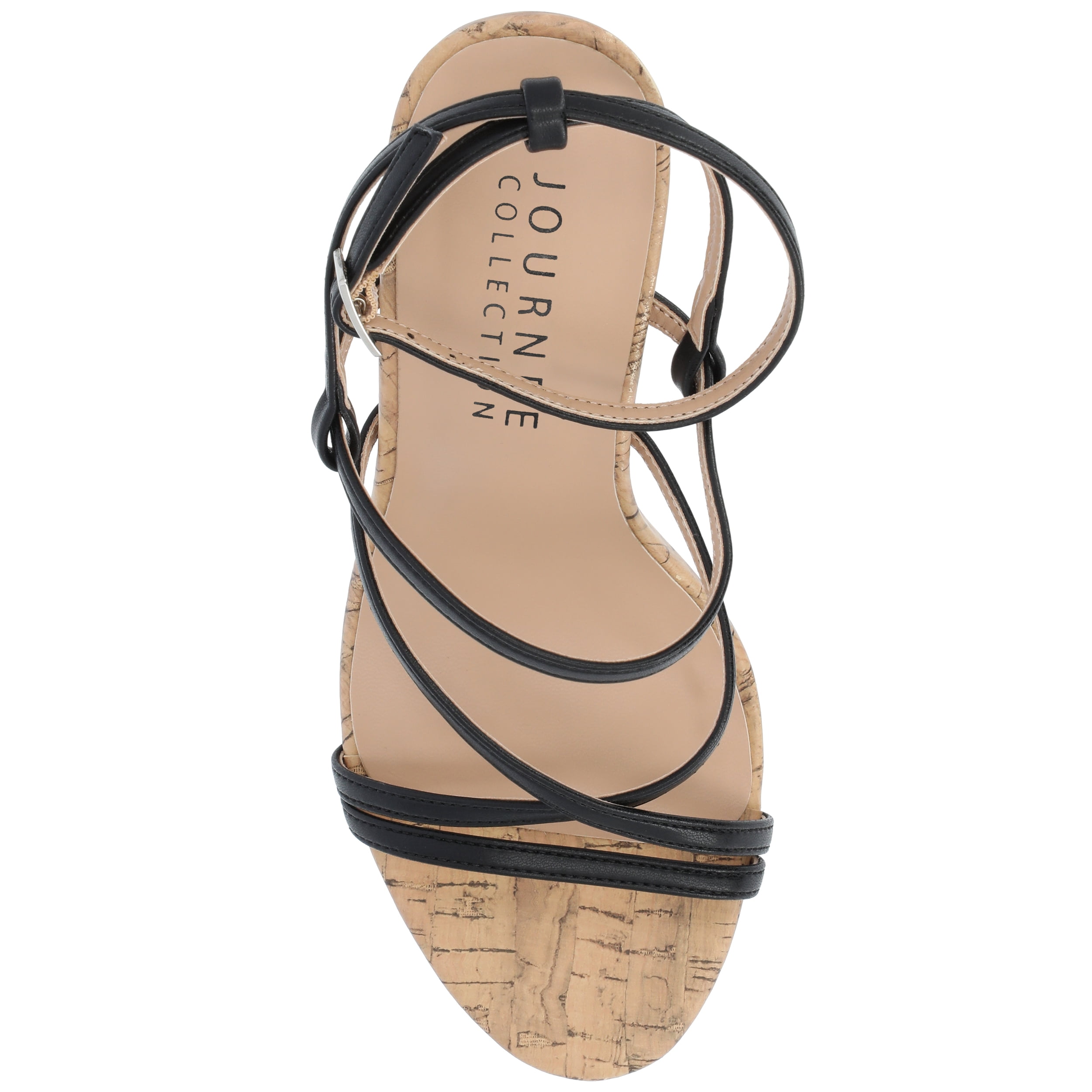 Journee Womens Fylissa Multi Strap Stiletto Open Toe Sandals