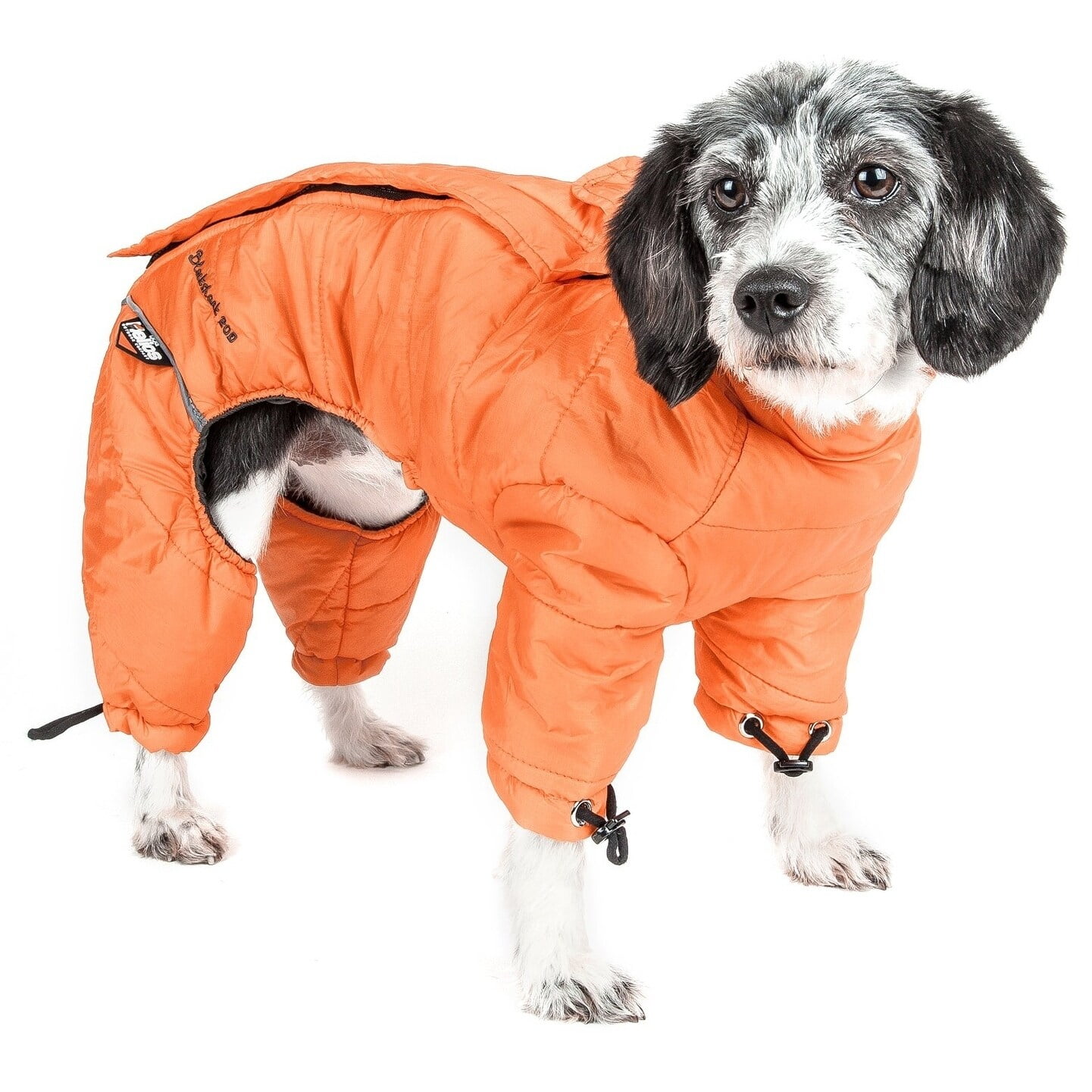 Helios Full Body Reflective Dog Snowsuit MD Orange