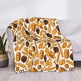 thumbnail image 3 of Fotbe Coffee Bun Hot Dog Manta de Franela con Estampado, Manta Ultrasuave para Cama, Sofá, Auto, Hipoalergénica y Antibolitas-40"x30", 3 of 6