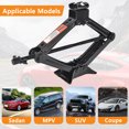 thumbnail image 4 of Hyindoor 3 Ton (6614 lbs) Car Jack Lift Kit 9PCS Scissor Jack Car Emergency Kit Tire Jack Tool Kit for Car SUV Truck MPV, 4 of 6