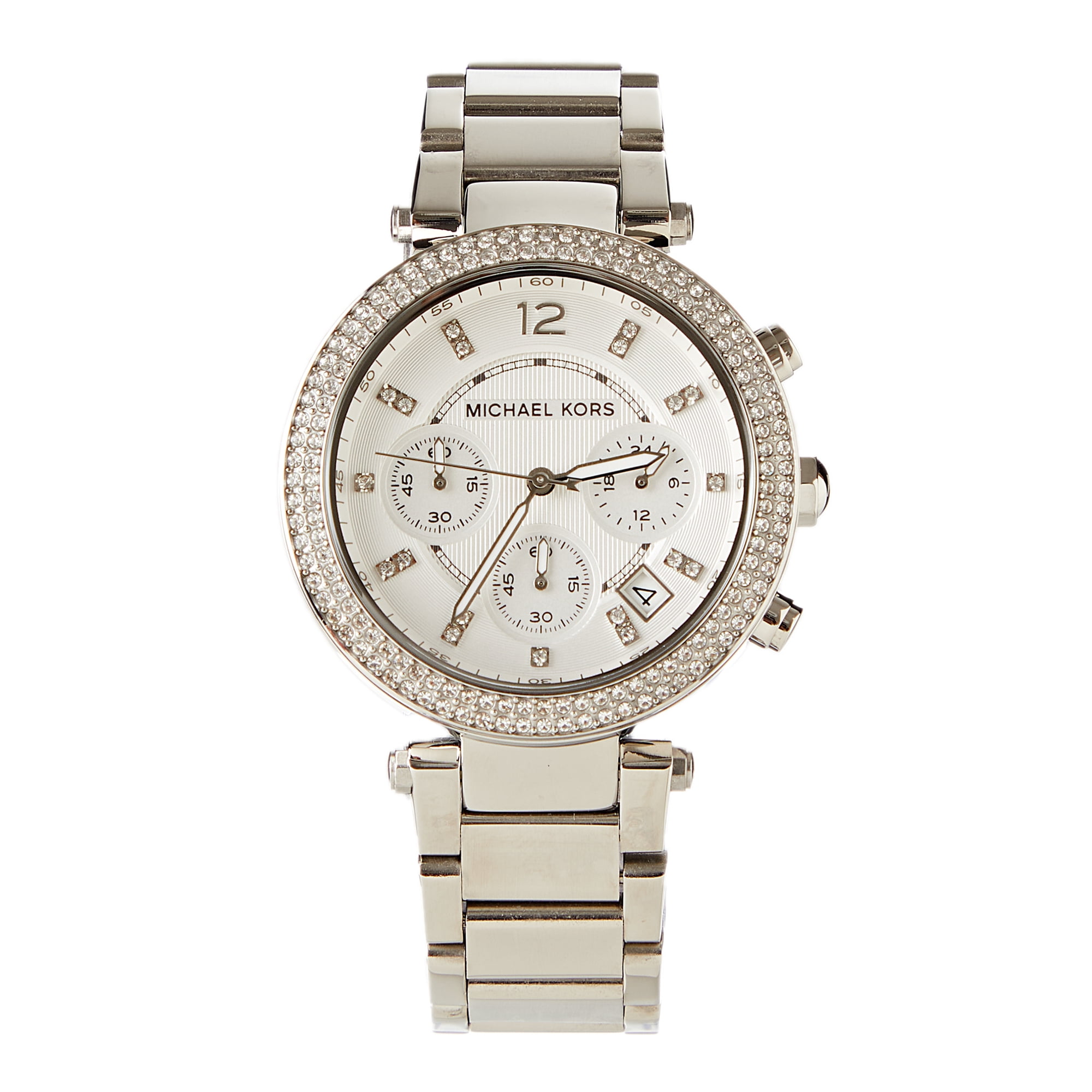 Michael Kors Women's Chronograph Parker Stainless Steel Bracelet Watch MK5353