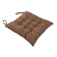 thumbnail image 2 of Diconna Square Seat Cushion Soft Elastic Chair Pads with Ties for Home, 2 of 5