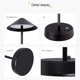 thumbnail image 2 of Minilámpara de mesa Luz de escritorio ambiental con control táctil Luz de lectura de metal de aleación de aluminio recargable, 2 of 6