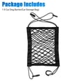 thumbnail image 7 of Mulanimo Car Dog Pet Barrier Guard Seat Safety Protector Elastic Mesh Net Storage Organizer Luggage Bag Sundries Hook Pouch, 7 of 7