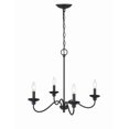 thumbnail image 5 of Millennium Lighting Inc Millennium Lighting Delvona 4 Light Chandelier in Modern Gold - 20.125, 5 of 6