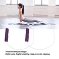 thumbnail image 6 of YAHHU 4‑Pack Thickened Back Stretching Strap – Auxiliary Training Rope for Wall, Waist, Leg & Yoga, Purple, 6 of 7