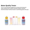 thumbnail image 4 of Unatoiry Swimming Pool Test Kit Useful Convenient Water Quality Tester Water Test Box Practical Effective Water Test Kit As Shown 1Set, 4 of 6