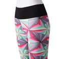 thumbnail image 4 of Pantalones Deportivos Elástico Geométrico Estampado Apretados Aptitud Entrenamiento Yoga S Yinane Leggings de yoga gimnasio, 4 of 8