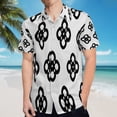 thumbnail image 5 of High Quality Hawaiian Shirts for Men Short Sleeve Aloha Beach Shirt Floral Summer Casual Button Down Shirts Blouses YRD5BM, 5 of 7