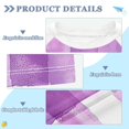 thumbnail image 2 of FORMRS Boys Rash Guard with Short Sleeves UPF 50+ Swim Shirts Sizes 3-12T, Purple and White Pattern, 2 of 6