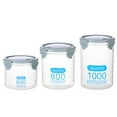 thumbnail image 1 of 3PCS Food Storage Container Set Clear Pantry Storage Container Cereal Container, 1 of 10