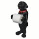 Rivers Edge Products Novelty Toilet Paper Holder Stand, 21.5 Inches Tall, 1 Roll TP Holder, Bath Accessories, Bathroom Decor, Western Decor or Rustic Home Decor, Poly Resin Dog, Standing Black Lab - image 2 of 2