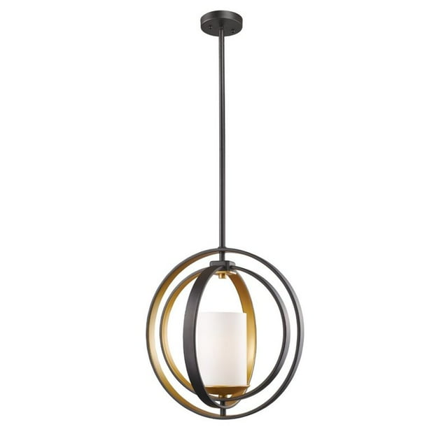 Z-Lite 6002MP-BZGD 1 Light Mini Pendant, Bronze Gold