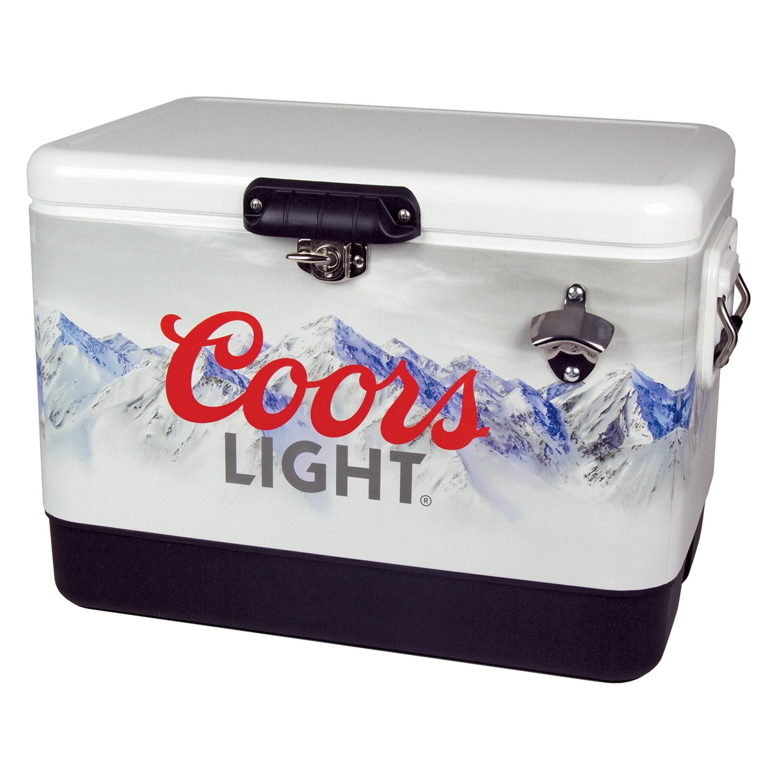 Coors Light 85 Can Stainless Steel Ice Chest with Bottle Opener (54