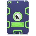 thumbnail image 3 of Mignova pour iPad Mini 1/2/3 Étui, Robuste Antichoc Résistant aux Impacts Convivial pour Enfants Étui Hybride Robuste de Protection avec Support Intégré pour Apple iPad Mini 1/Mini 2/Mini 3 (Marine/vert), 3 of 7