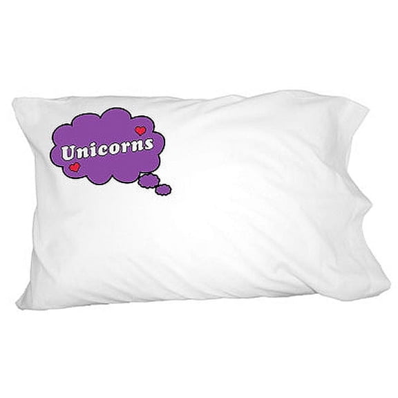 Dreaming of Unicorns - Purple Pillowcase