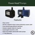 thumbnail image 2 of Alpine Corporation Power Head Pump 80 Gph / 6 Ft. Cord, 2 of 9