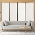 thumbnail image 3 of Gaildon 84”W×67”H 4-Pane Portable Folding Privacy Room divider,White, 3 of 9
