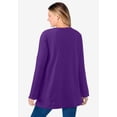 thumbnail image 2 of Woman Within Plus Size Crewneck Ultra Soft Sherpa Sweatshirt, 2 of 6