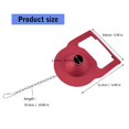 thumbnail image 3 of 2Pcs High Performances Toilet Flapper Rubber Toilet Flapper Replacement Water Saving Toilet Flapper with Stainless Chain, 3 of 4