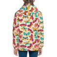 thumbnail image 6 of Naloa Colorful Butterflies Teenage Zipper Hoodie, Long Sleeve Zip Up Hoodies Casual Jackets Tops for 7-12 Years-Medium, 6 of 6