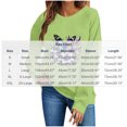 thumbnail image 3 of QINGFSAP Womens Graphic Tops Long Sleeve Crew Neck Casual Loose Fit Sweatshirt, 3 of 5