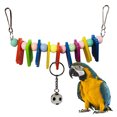 thumbnail image 1 of Acrylic Parrot Toy Funny Bird Chewing Toy Bird Hanging Toy for Parrot Cockatiel, 1 of 6