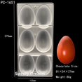 thumbnail image 3 of Happy Easter Egg Polycarbonate Chocolate Mold Form Baking Sweets Candy Pastry Confectionery Decoration Cake Bakery Tools, 3 of 5