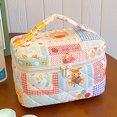 thumbnail image 3 of Bolsas de maquillaje para mujer bolsa de maquillaje acolchada de gran capacidad ligera para niña, 3 of 9