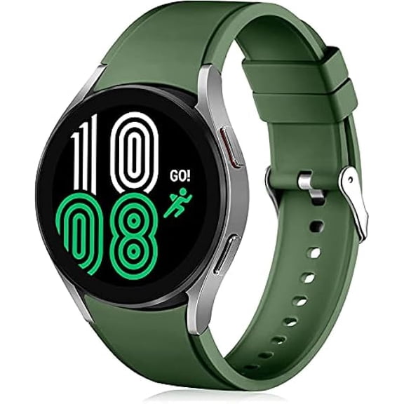 No Gap Band Compatible With Samsung Galaxy Watch 7 5 4 6 (44mm 40mm), Watch 5 Pro (45mm), 4 Classic (46mm 42mm) - 20mm Quick Release Sport Replacement for Women Men