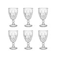 thumbnail image 1 of Set Xtellar 6 Copas De Cristal Labrado Copa Vidrio Colores Color Transparente, 1 of 5