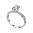 thumbnail image 3 of Elegant Full Rhinestone Ring Alloy Jewelry Daily Accessories Ring Personalized Gift, 3 of 9