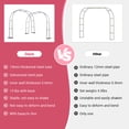 thumbnail image 6 of Garvee Garden Arch Trellis for Climbing Plants, 9.8'x7.2' Outdoor Arch Trellis, Metal Arbor Arches for Indoor Garden Ceremony Baby Shower Party Decoration, 6 of 7