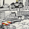 thumbnail image 4 of 35" White Kansas City Daylight Skyline Lumbar Decorative Pillow, 4 of 5