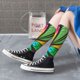 thumbnail image 5 of Fotbe Multicolored Beautiful Flower Calcetas Divertidas Estampadas para Hombre y Mujer, Calcetas de Algodón hasta la Rodilla para Caminar, Correr, Enfermería y Embarazo, 5 of 6