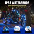 thumbnail image 3 of 1pcs Motocicleta LED DRL Luces Diurnas Tira De Luz Trasera Fluyendo Impermeable Señal De Giro Lámpara Auto Estilo De Coche Accesorios, 3 of 4