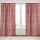 thumbnail image 2 of Levtex Home - Rojo Picea - Panel de ventana con bolsillo para barra - Un panel de cortina de 84 pulgadas de largo - Paisley - Rojo - 100% algodón - Forrado, 2 of 2