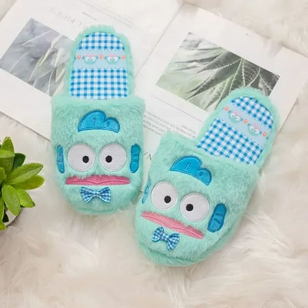

Anime Sanrios Kuromi Cinnamoroll Women‘s Plush Slippers Cartoon Cute Children Winter Warm Home Slippers Comfortable Fashion