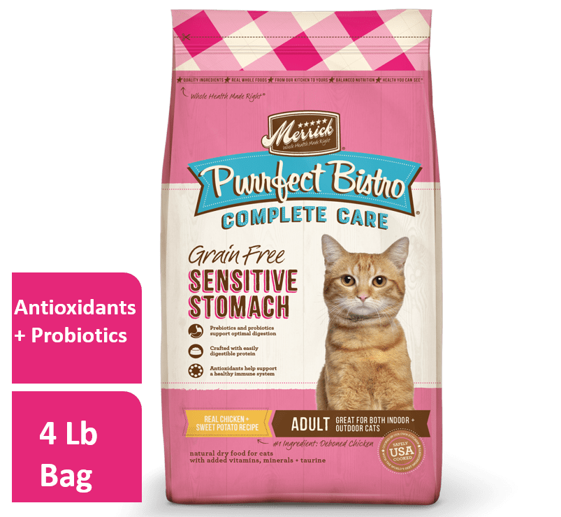 Merrick Purrfect Bistro Complete Care GrainFree Sensitive Stomach