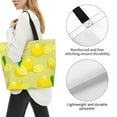 thumbnail image 3 of Fotbe Bright Lemons Bolsa Tote Estética de Lona con Estampado para Mujer - Bolsa Reutilizable de Hombro Casual para Vacaciones, Compras, Trabajo y Gimnasio, 3 of 8