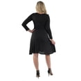 thumbnail image 4 of Women's Plus Long Sleeve Casual Dress, 4 of 9