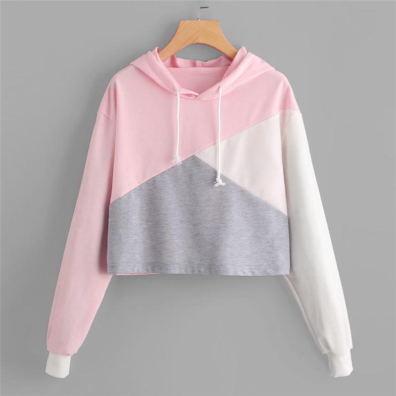 Womens Long Sleeve Hoodie Sweatshirt 