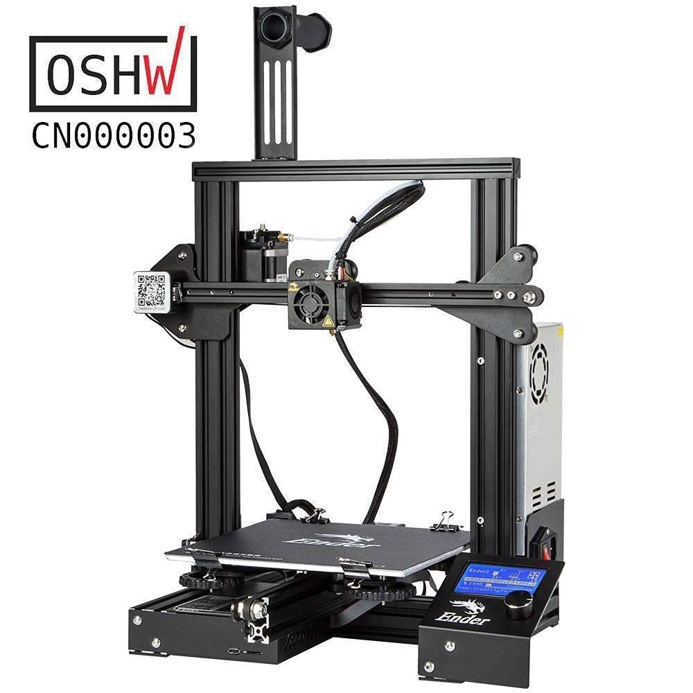 Creality Ender 3D Printer Fully Open Source with Resume Printing Function  Printing Size 220x220x250mm Aluminum Black