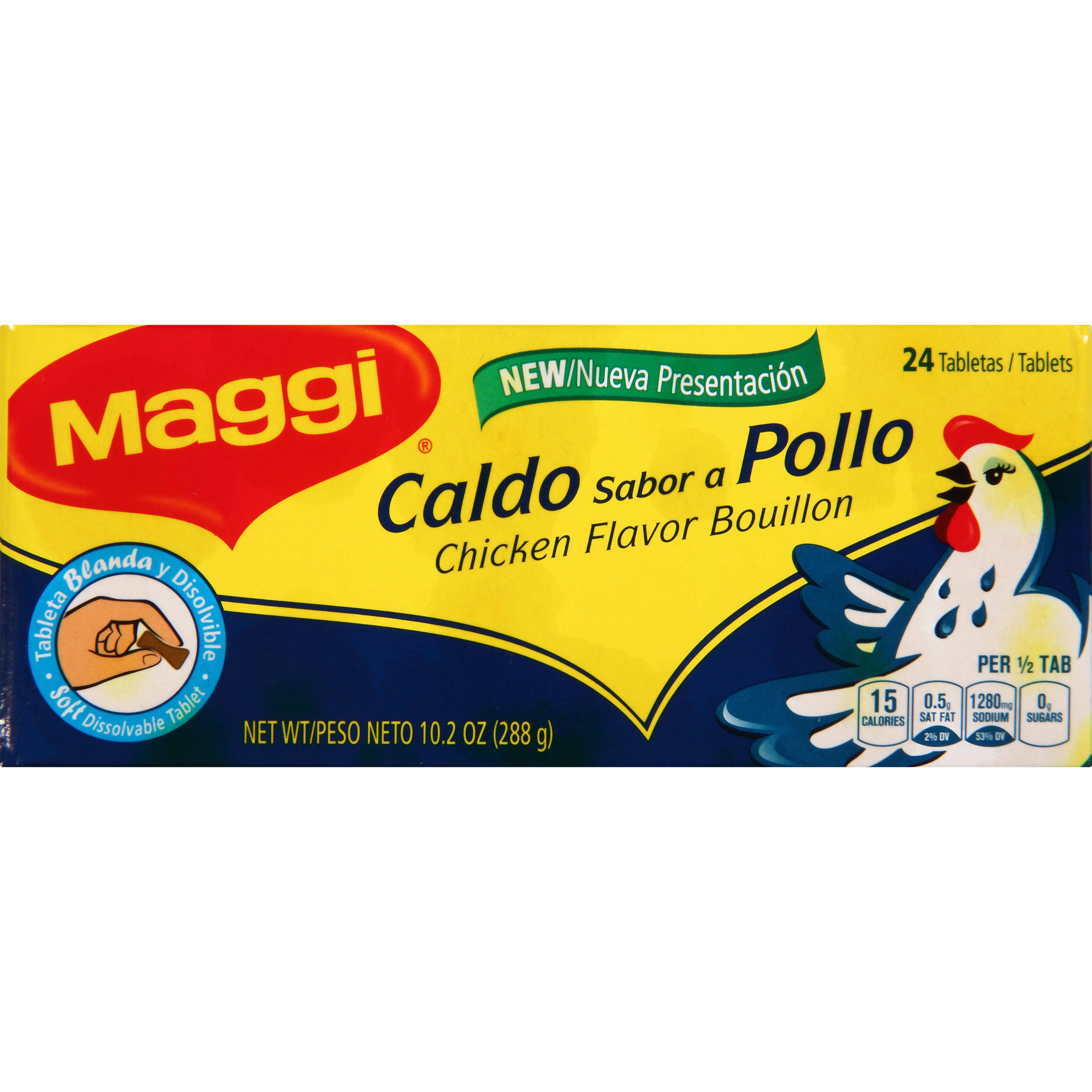 Maggi Chicken Flavor Bouillon Tablets 10.2 oz.