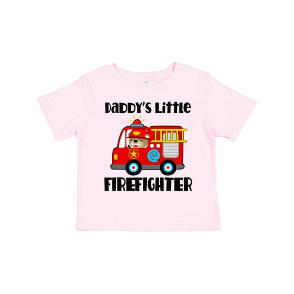 Inktastic Daddys Little Firefighter Boys or Girls Toddler T-Shirt